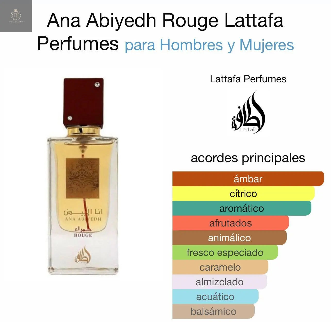 ANA ABIYEDH ROUGE Lattafa perfume UNISEX 60ml