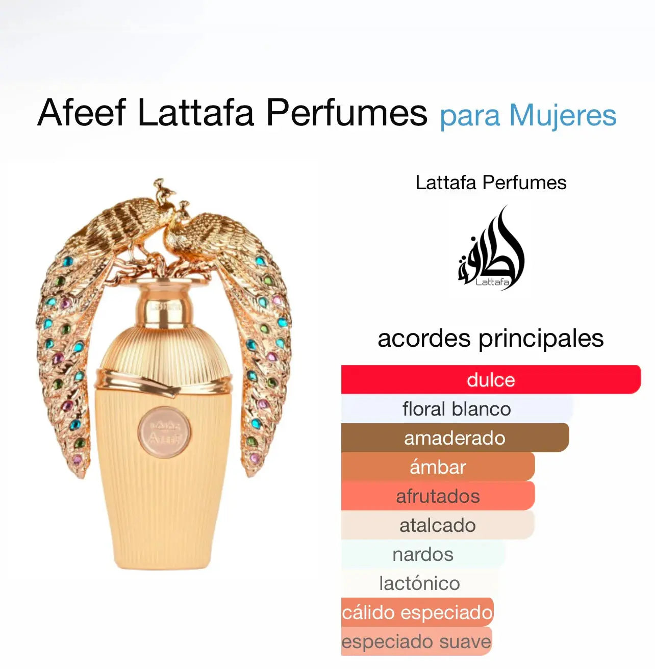 AFEEF DE LATTAFA 100ML - PERFUME FEMENINO