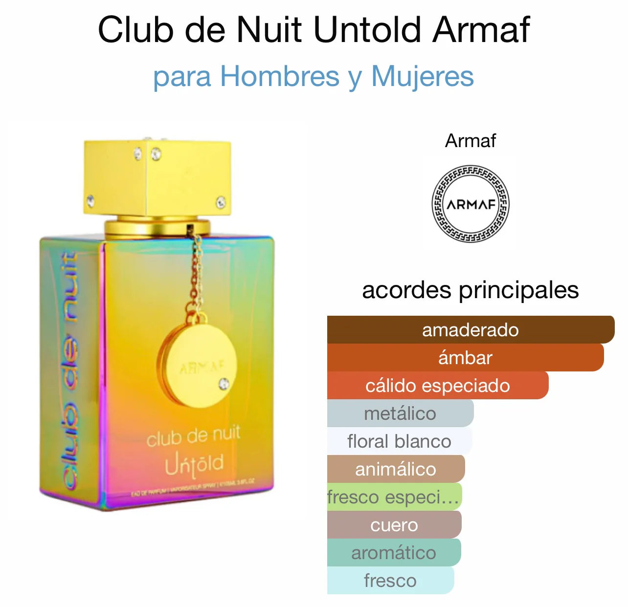 Club de Nuit Untold de Armaf