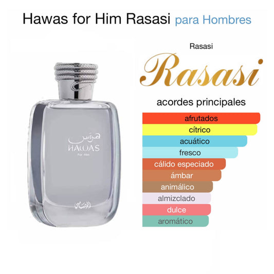 HAWAS FOR HIM DE RASASI