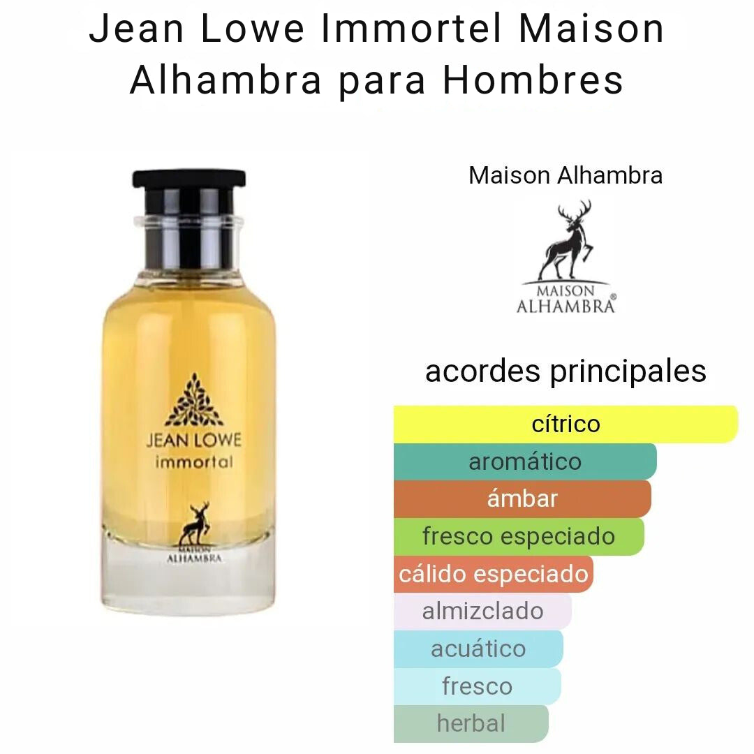 JEAN LOWE IMMORTAL de MAISON ALHAMBRA 100ML