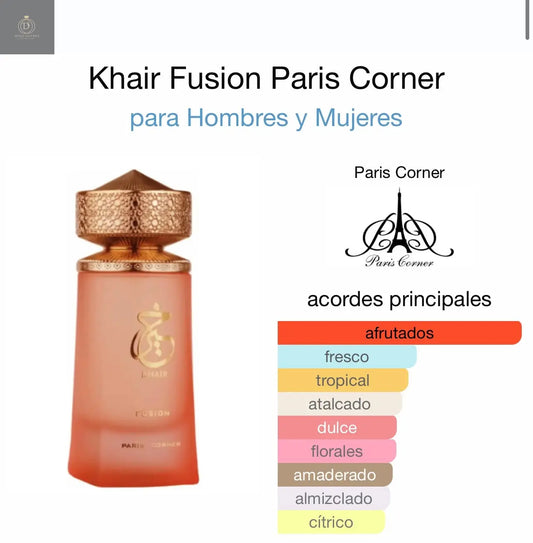 KHAIR FUSHION DE PARIS CORNER