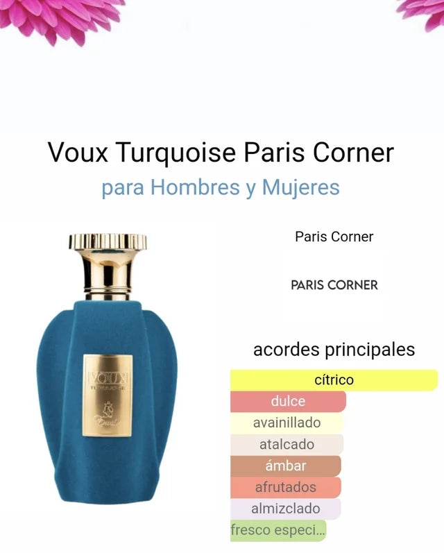 VOUX TURQUOISE PARIS CORNER 100ML