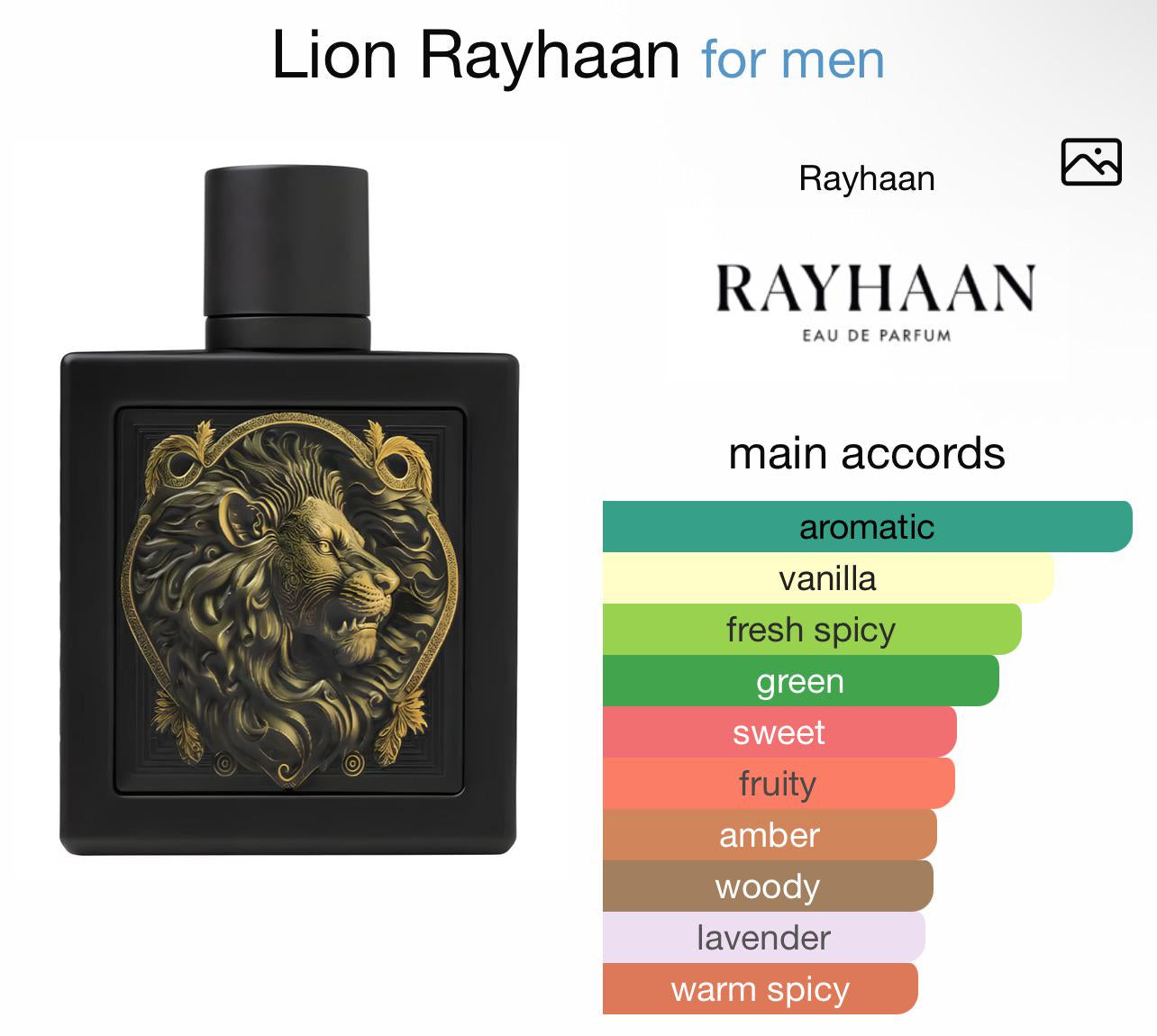 Rayhaan Lion - Eau de Parfum 100 ML
