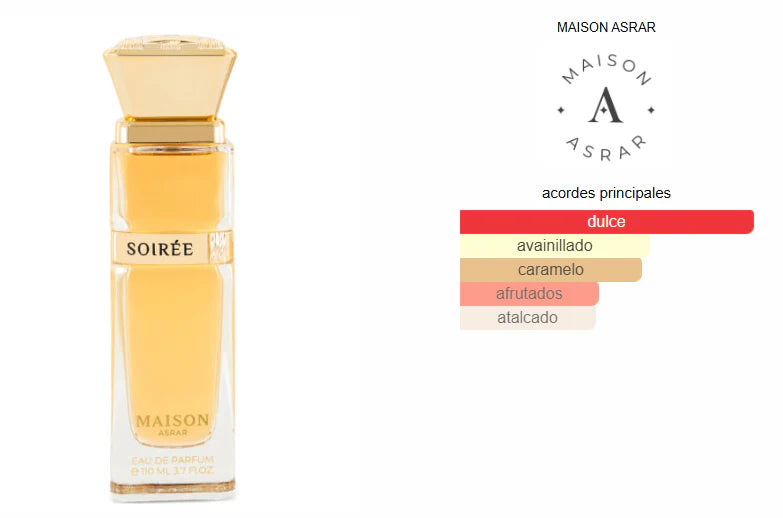 SOIRÉE DE MAISON ASRAR 100ML - FRAGANCIA FEMENINA