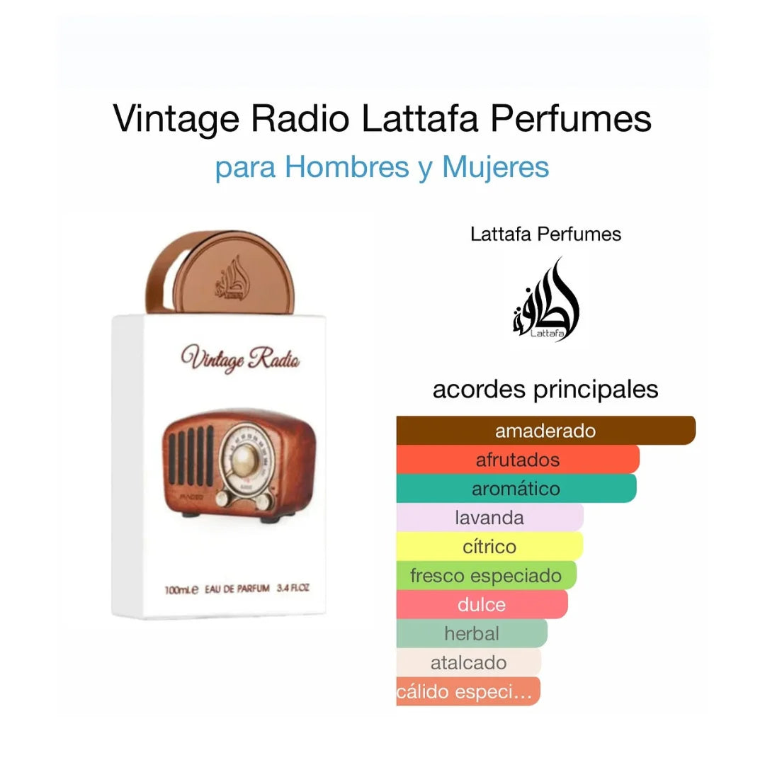 VINTAGE RADIO DE LATTAFA PRIDE 100ML