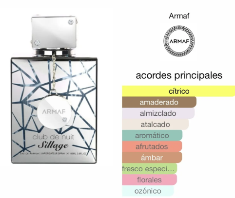 CLUB DE NUIT SILLAGE DE ARMAF 105ML