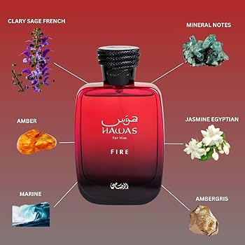 HAWAS FIRE DE RASASI PERFUME UNISEX 100ML